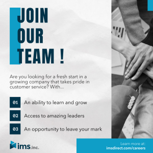 Join Our Team IMS 3 Reasons to Join 300x300 - Join Our Team - IMS - 3 Reasons to Join